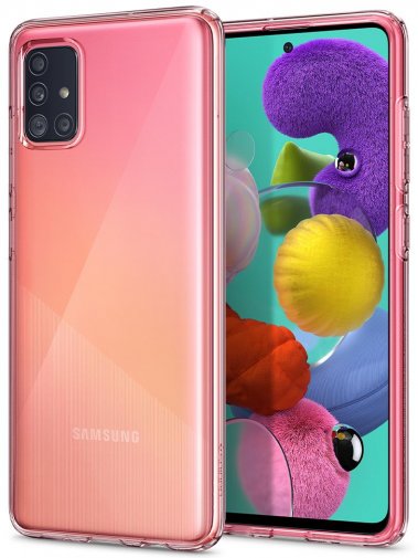 Чохол-накладка Spigen для Samsung Galaxy A51 - Liquid Crystal, Crystal Clear