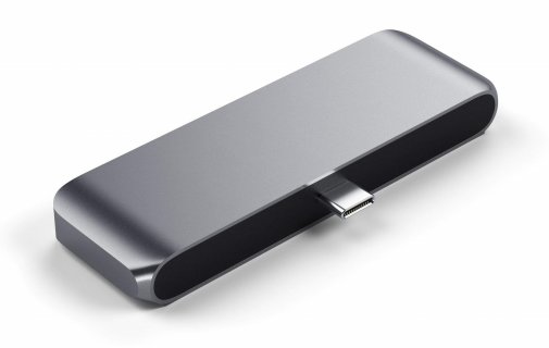 USB-хаб Satechi Aluminum Type-C Mobile Pro Hub Space Gray (ST-TCMPHM)