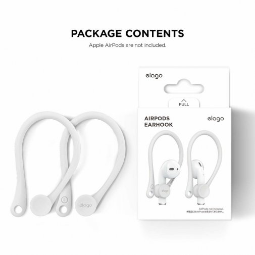 Тримач Elago Earhook for Apple Airpods White (EAP-HOOKS-WH)