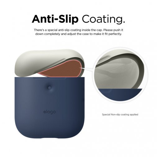 Чохол Elago for Airpods - A2 Duo Indigo/Classic White/Yellow with Wireless Charging (EAP2DO-JIN-CWHYE)