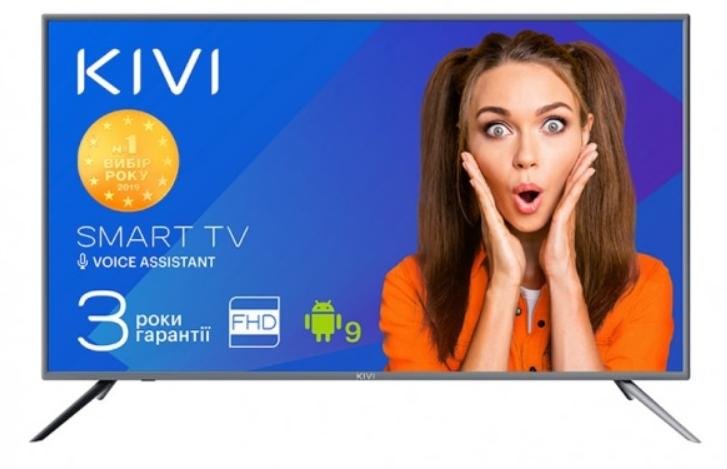 Телевізор LED Kivi 40F730GU (Android TV, Wi-Fi, 1920x1080)