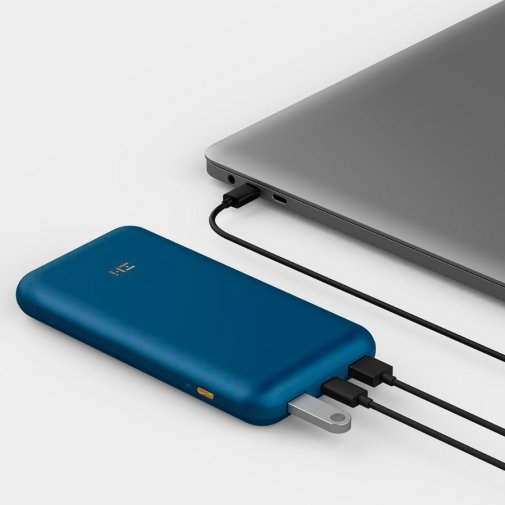 Батарея універсальна Xiaomi ZMI Powerbank 10 Pro 65W 20000mAh Blue (QB823)