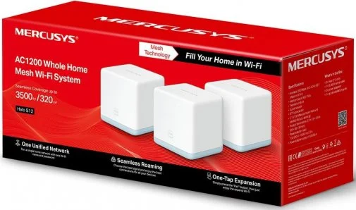 Фото: Wi-Fi система Mercusys Halo S12 (Halo S12(3-pack)) № 9 | KTC