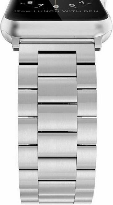 Ремінець HiC for Apple Watch 42/44mm - Stainless Steel Classic Band Silver