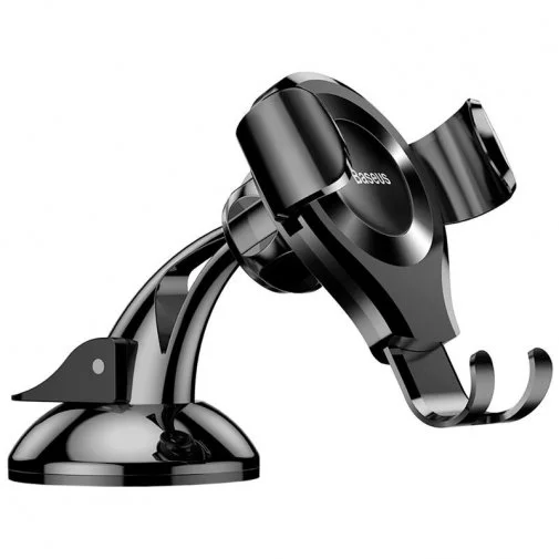 Фото: Кріплення для мобільного телефону Baseus Gravity Car Mount Osculum Type Gravity Black (SUYL-XP01) № 8 | KTC