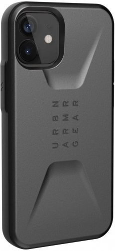 Чохол UAG for Apple iPhone 12 Mini - Civilian Silver (11234D113333)