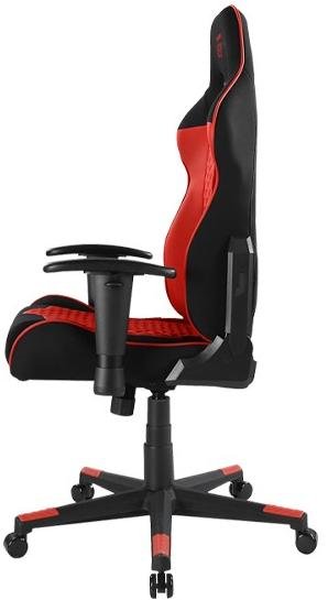 Крісло ігрове DXRacer NEX EC/OK01/NR, PU шкіра, Al основа, Black/Red