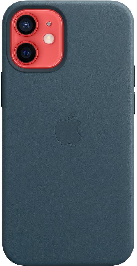 Чохол Apple for iPhone 12 Mini - Leather Case with MagSafe Baltic Blue (MHK83)
