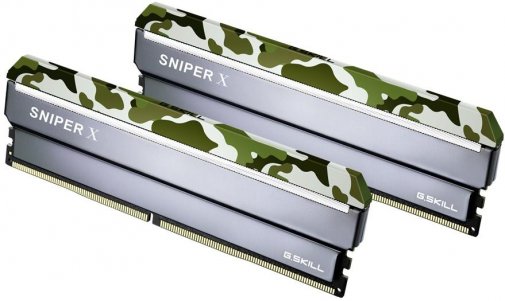Оперативна пам’ять G.SKILL Sniper X Classic Camo DDR4 2x8GB (F4-3200C16D-16GSXFB)