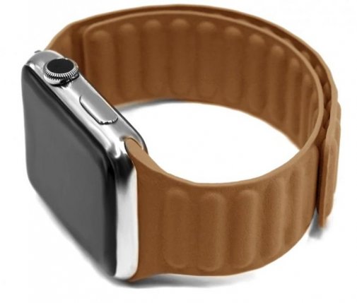 Ремінець HiC for Apple Watch 42/44mm - New Leather Link Brown (LLNK4244BRWN)