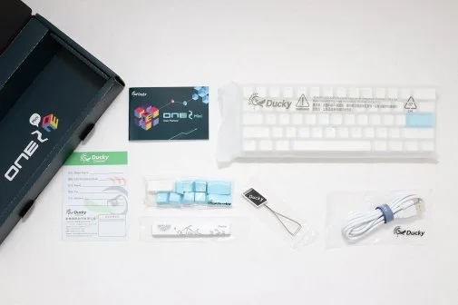 Фото: Клавіатура Ducky One 2 Mini Cherry Blue White (DKON2061ST-CURALWWT1) № 21 | KTC