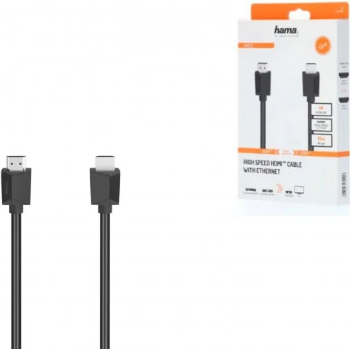 Фото: Кабель Hama Ethernet 4K HDMI / HDMI 3m Black (00205006) № 5 | KTC