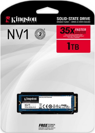 Твердотільний накопичувач Kingston NV1 2280 PCIe 3.0 x4 NVMe 1TB (SNVS/1000G)