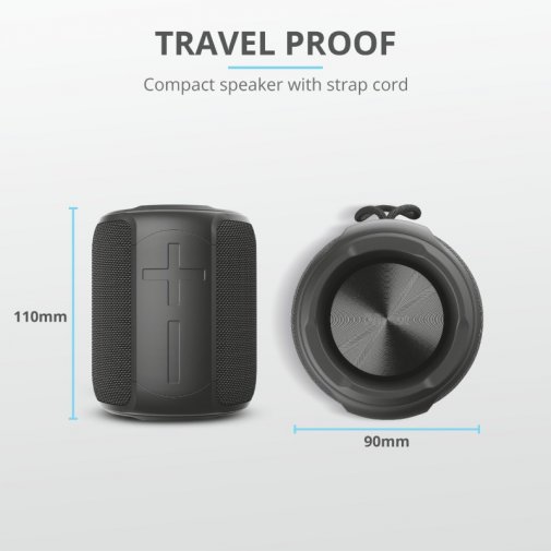 Портативна акустика Trust Caro Compact Bluetooth Black (23834_TRUST)