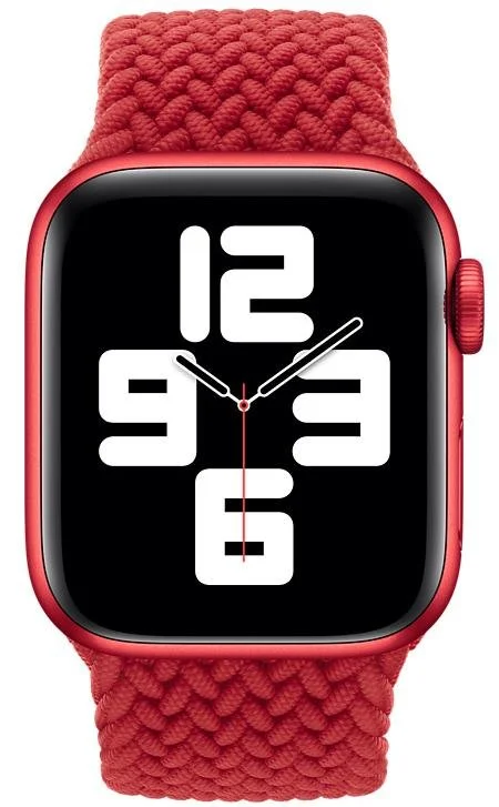 Фото: Ремінець HiC for Apple Watch 41/40/38mm - Braided Solo Loop PRODUCT RED - Size S № 6 | KTC