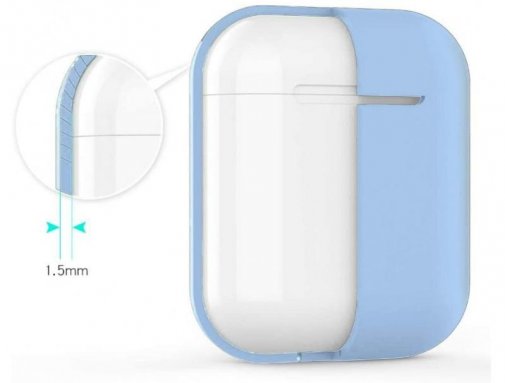 Чохол HiC for AirPods - Silicone Case Coast blue