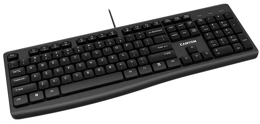 Фото: Клавіатура Canyon CNE-CKEY5-RU USB Black № 7 | KTC