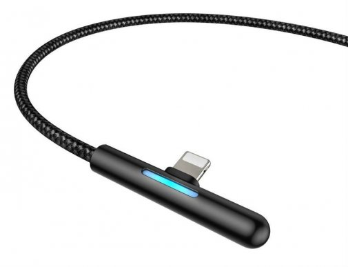 Кабель Baseus Iridescent Lamp Mobile Game Cable AM / Lightning 1m Black (CAL7C-A01)