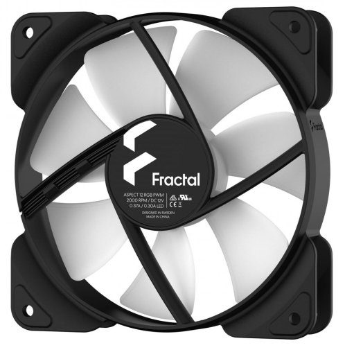 Вентилятор для корпуса FRACTAL DESIGN Aspect 12 RGB PWM Black (FD-F-AS1-1205)