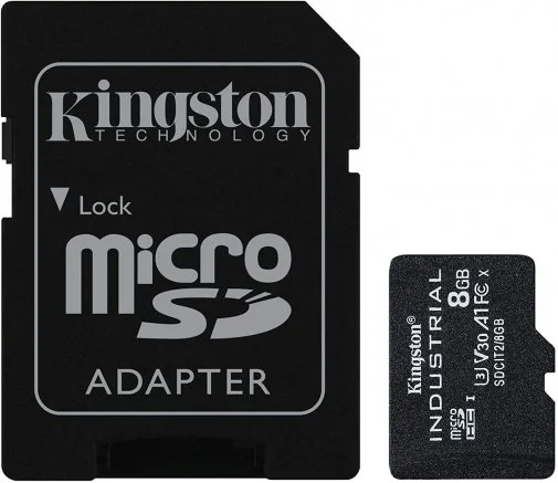 Фото: FLASH пам'ять Kingston C10 A1 pSLC Micro SDHC 8GB with adapter (SDCIT2/8GB) № 5 | KTC