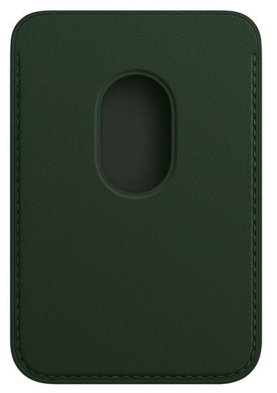 Чохол для пластикових карт Apple iPhone - Leather Wallet with MagSafe Sequoia Green (MM0X3)