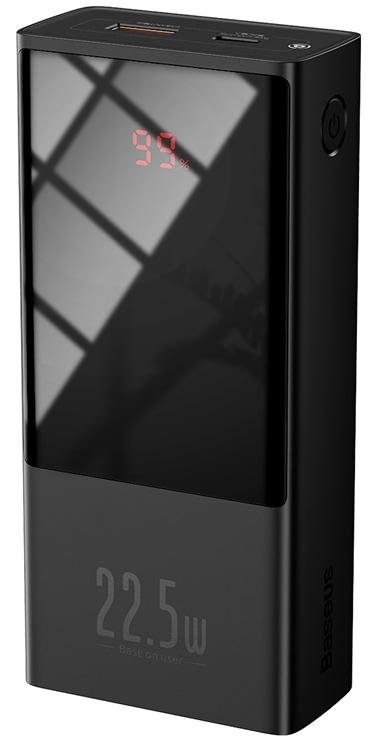 Батарея універсальна Baseus Super Mini Digital Display 20000mAh 22.5W Black (PPMN-B01)