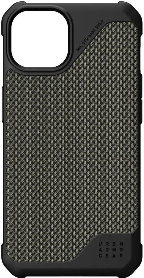  Чохол UAG for Apple iPhone 13 - Metropolis LT Kevlar Olive (11317O113972)