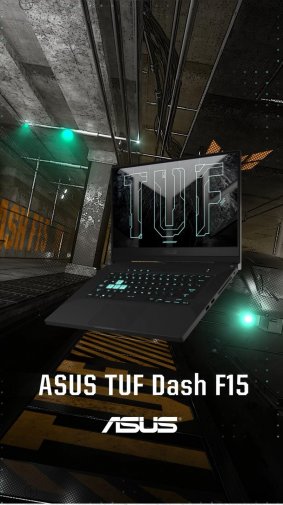 Ноутбук ASUS TUF Dash F15 FX516PC-HN002 Eclipse Gray