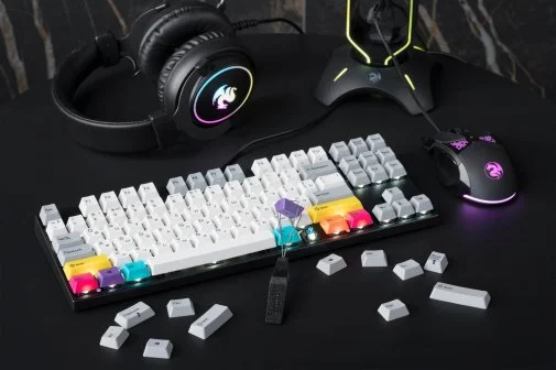 Фото: Клавіатура Varmilo MA87M V2 CMYK EC Ivy V2 RU (A33A024B1A3A06A007) № 16 | KTC