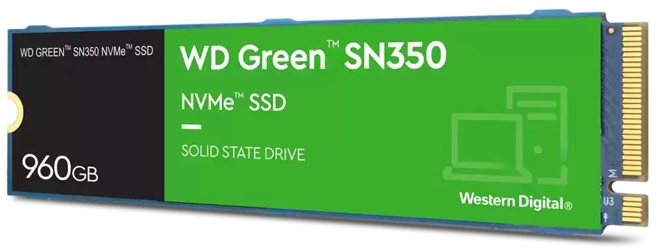SSD-накопичувач Western Digital Green SN350 2280 PCIe 3.0 NVMe 960GB (WDS960G2G0C)