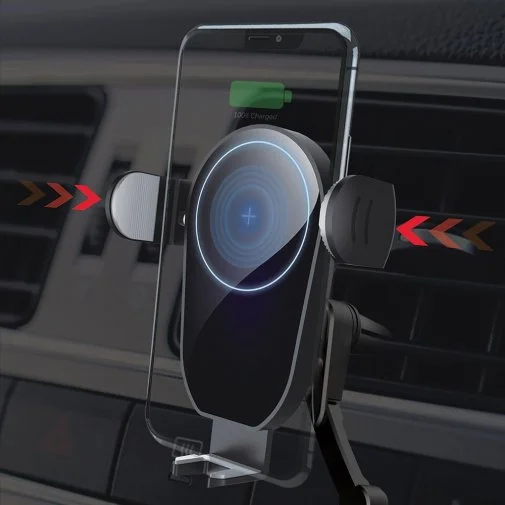 Фото: Кріплення для мобільного телефону ColorWay AutoSense Car Wireless Charger 15W Black (CW-CHAW025Q-BK) № 13 | KTC