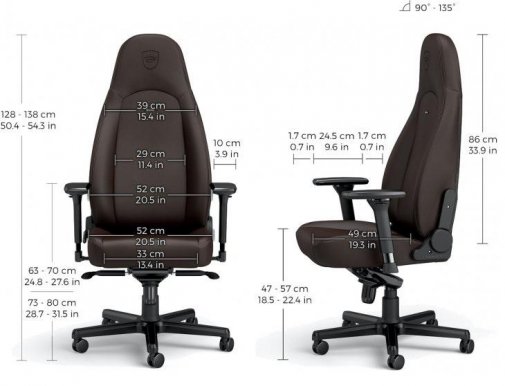 Крісло Noblechairs Icon Java Edition (NBL-ICN-PU-JED)