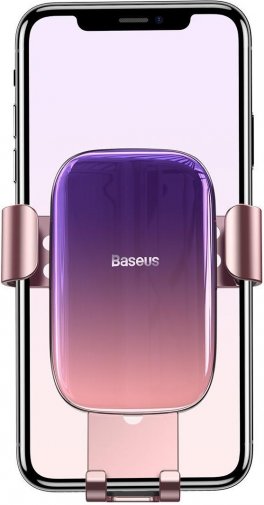 Кріплення для мобільного телефону Baseus Glaze Gravity Car Mount Pink (SUYL-LG04)
