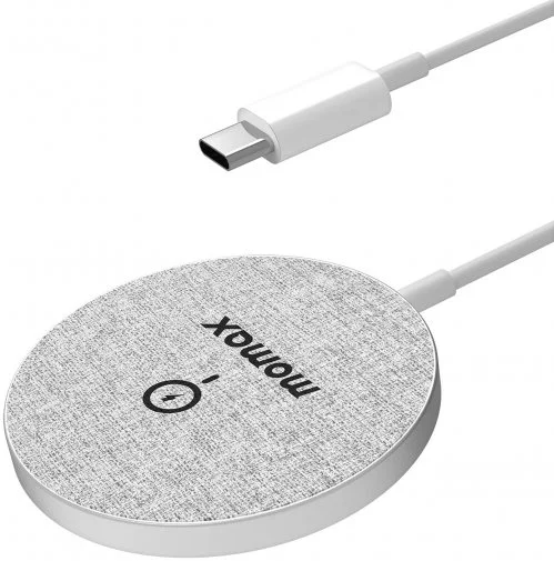 Фото: Бездротовий зарядний пристрій Momax Q.Mag Fusion Magnetic Light Grey (UD19A) № 7 | KTC