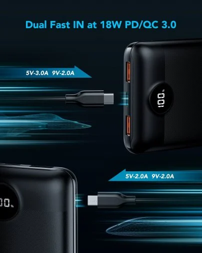 Фото: Батарея універсальна Veger S20 mini 20000mAh Black (S20 Black) № 10 | KTC