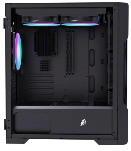 Фото: Корпус 1stPlayer T3-4F1-BK Black with window № 14 | KTC