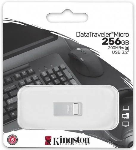 Фото: Флешка USB Kingston DataTraveler Micro 256GB (DTMC3G2/256GB) № 6 | KTC