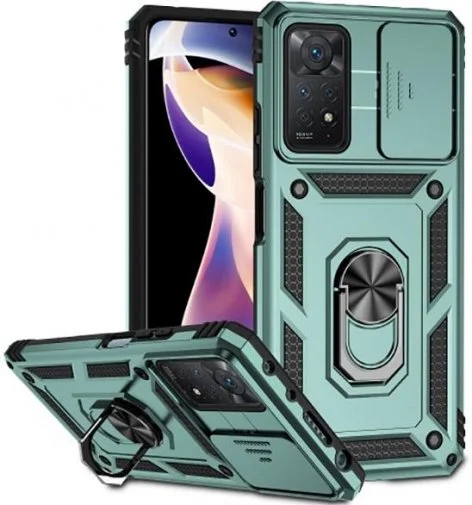 Фото: Чохол BeCover for Xiaomi Redmi Note 11/Note 11S - Military Dark Green (707416) № 5 | KTC