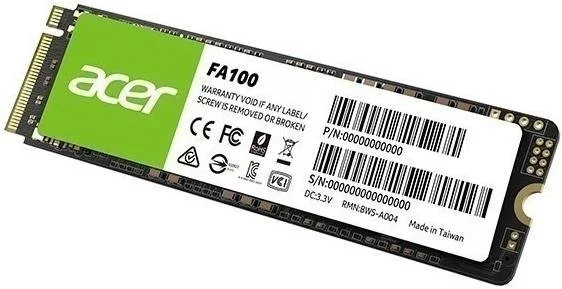 Фото: SSD-накопичувач Acer FA100 2280 PCIe 3.0 x4 256GB (BL.9BWWA.118) № 6 | KTC