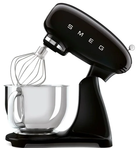 Фото: Планетарний міксер Smeg Retro Style Black (SMF03BLEU) № 7 | KTC
