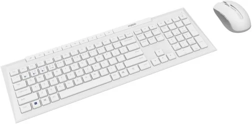 Фото: Комплект клавіатура+миша Rapoo 8210M Wireless White (8210М white) № 8 | KTC