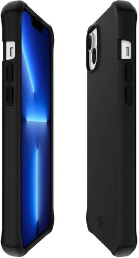 Чохол iTSkins for iPhone 14 Plus SPECTRUM R SILK with MagSafe Black (AP4R-HMASI-BLCK)