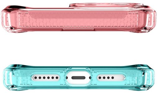 Чохол iTSkins for iPhone 14 Plus SUPREME R PRISM with MagSafe light pink and light blue (AP4R-SUPMA-LPLB)
