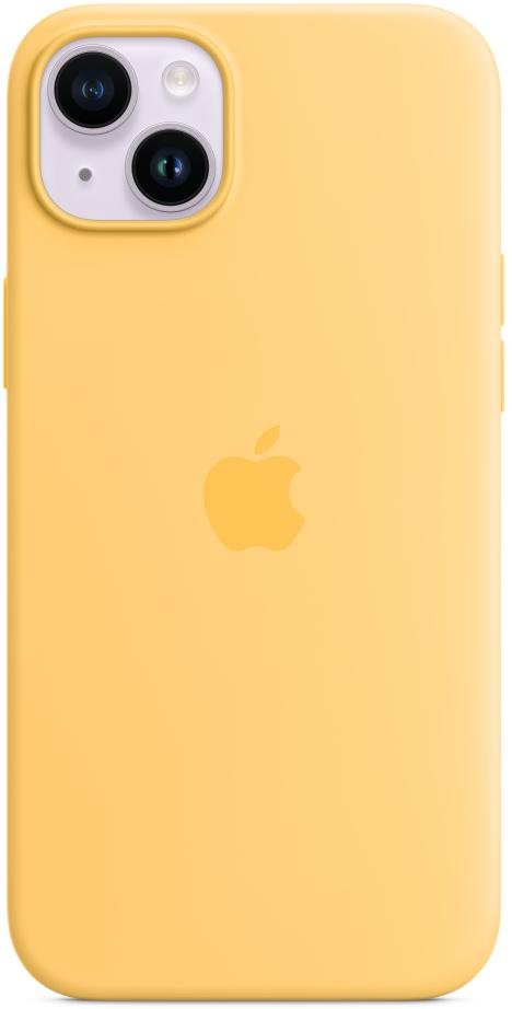Чохол Apple for iPhone 14 Plus - Silicone Case with MagSafe Sunglow (MPTD3)