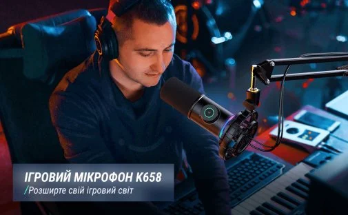 Фото: Мікрофон Fifine K658 USB Black № 15 | KTC