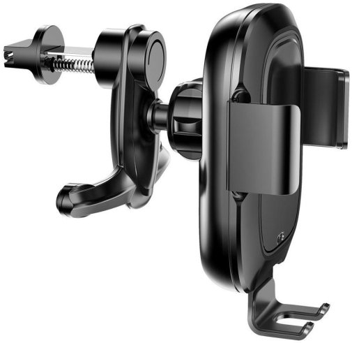 Кріплення для мобільного телефону Baseus Smart Vehicle Bracket Wireless Black (WXZN-01)