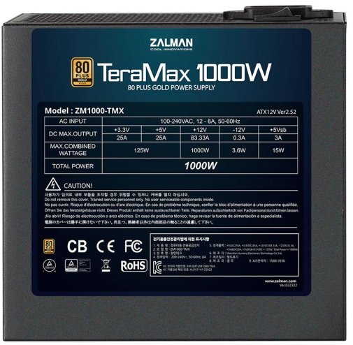 Блок живлення Zalman 1000W TeraMax ZM1000-TMX