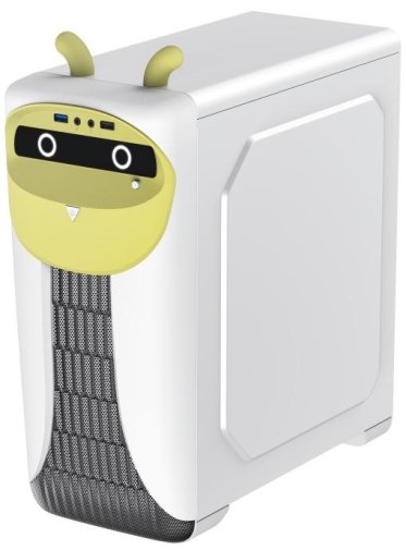 Корпус Gamemax Cute Owl White/Yellow (CUTEOWL White-Yellow)