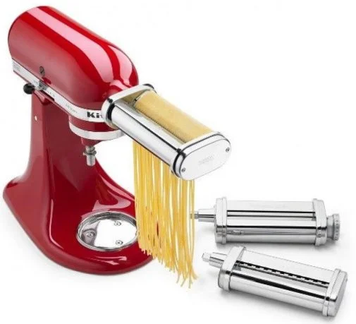 Фото: Набір з 3 насадок KitchenAid 5KSMPRA (розкочування тіста, спагетті, фетучіні) № 20 | KTC