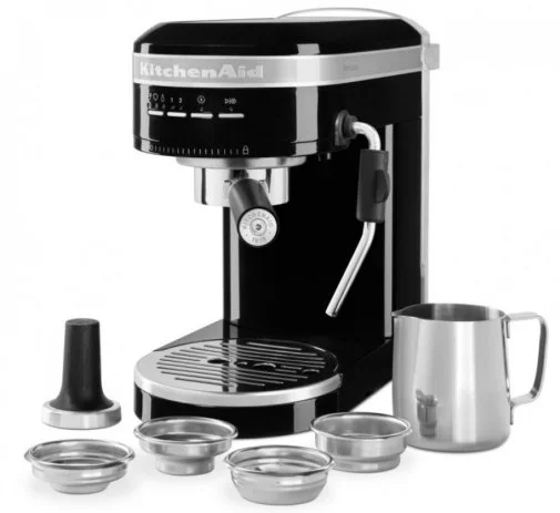 Фото: Ріжкова кавоварка KitchenAid Espresso machine Artisan 5KES6503 Onyx Black (5KES6503EOB) № 18 | KTC